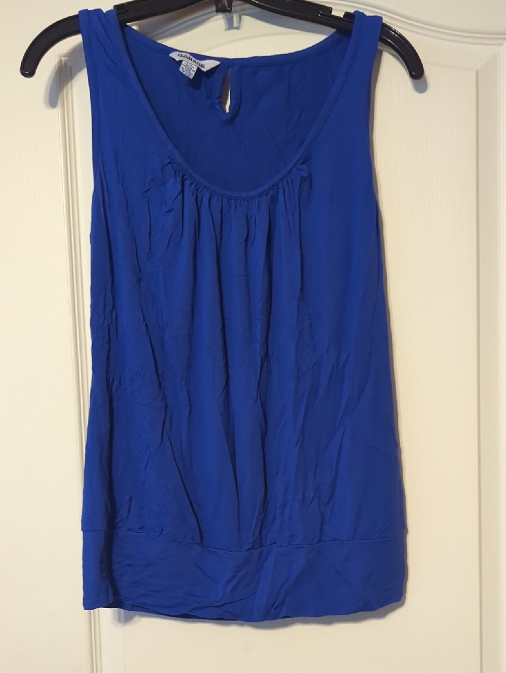 Garage Royal Blue Scoop Neck Tank Top